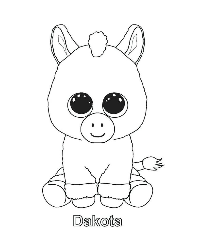 beanie boo magic coloring pages