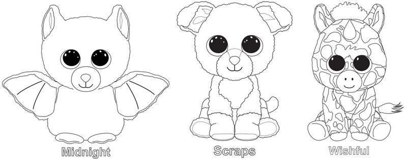 Beanie Boo Coloring Pages Cinder