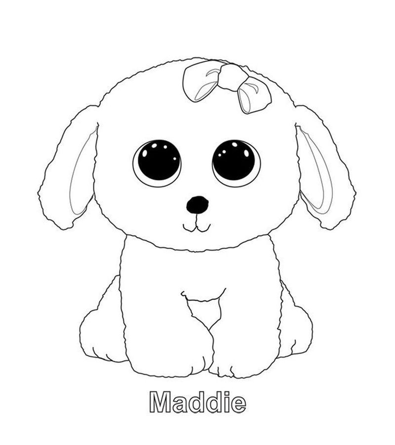 Beanie Boo Coloring Pages Cow