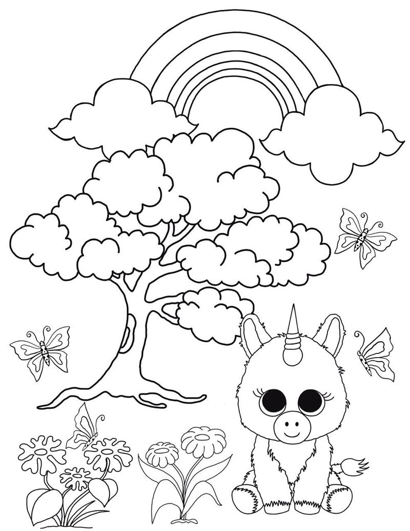 Beanie Boo Coloring Pages Leona