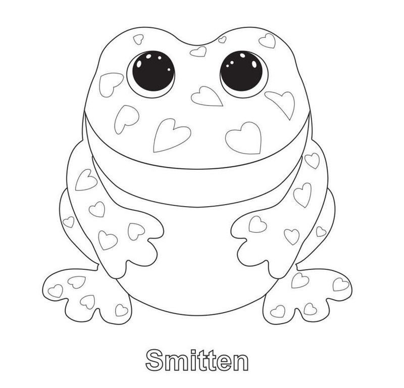 bunny beanie boo coloring pages