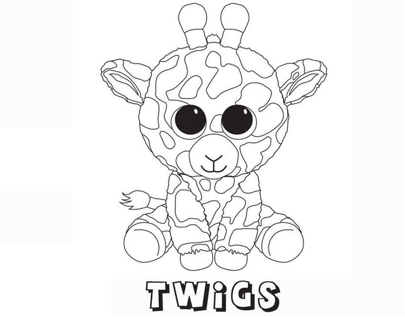 bunny beanie boo coloring pages