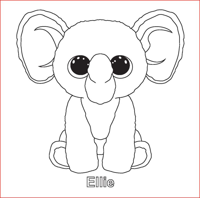 Beanie Boo Coloring Pages Ruby The Monkey