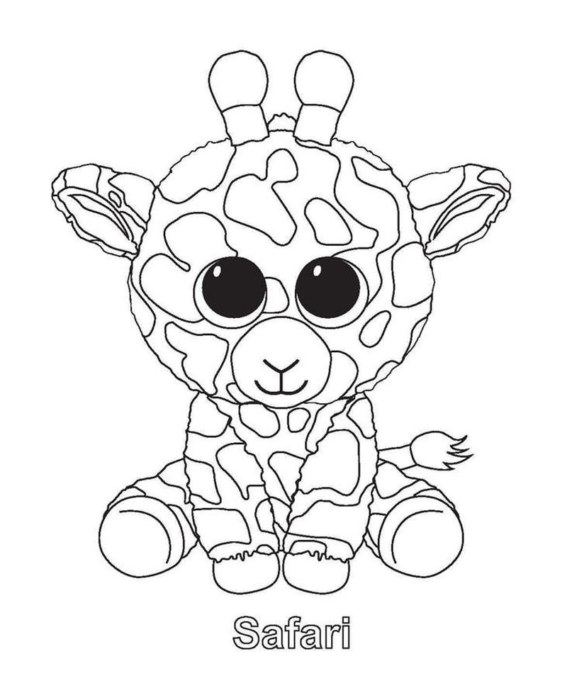 Beanie Boo Coloring Pages Slush