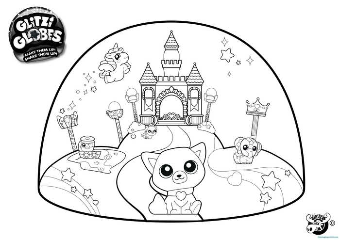 Beanie Boo Globe Coloring Pages