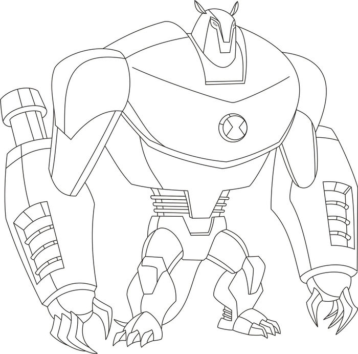 Ben Omniverse Aliens Coloring Pages