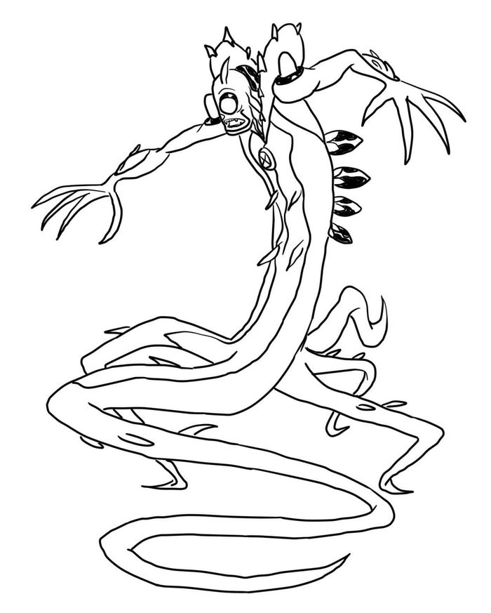 Ben Wildvine Coloring Pages