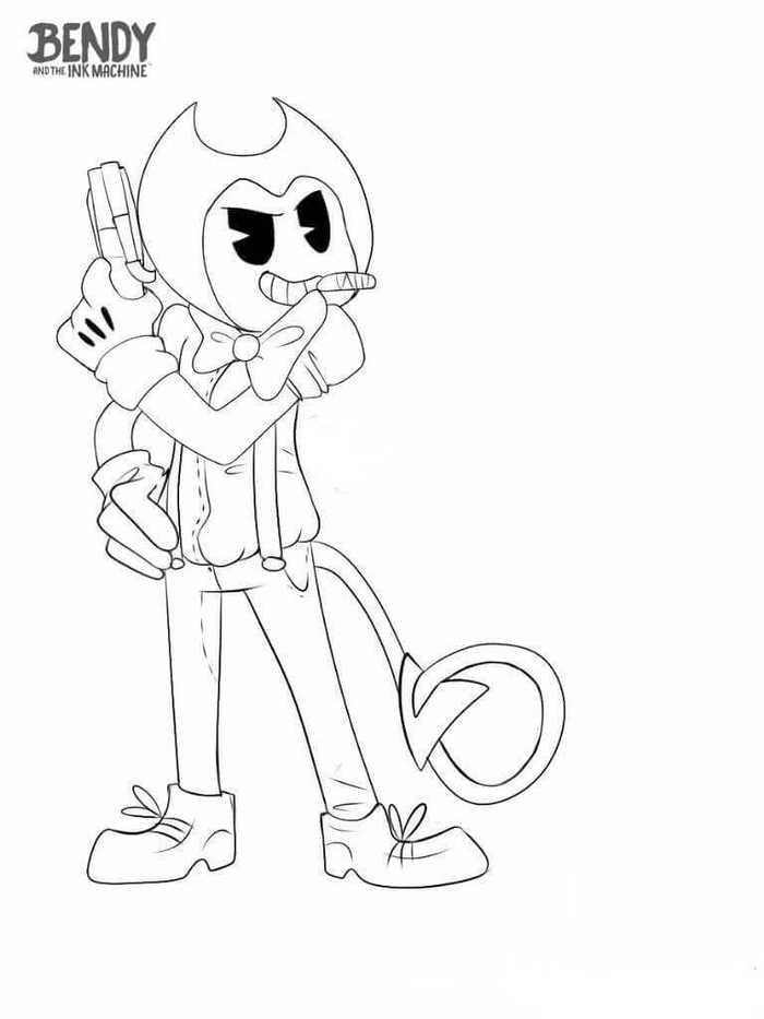 Bendy And The Ink Machine Coloring Pages