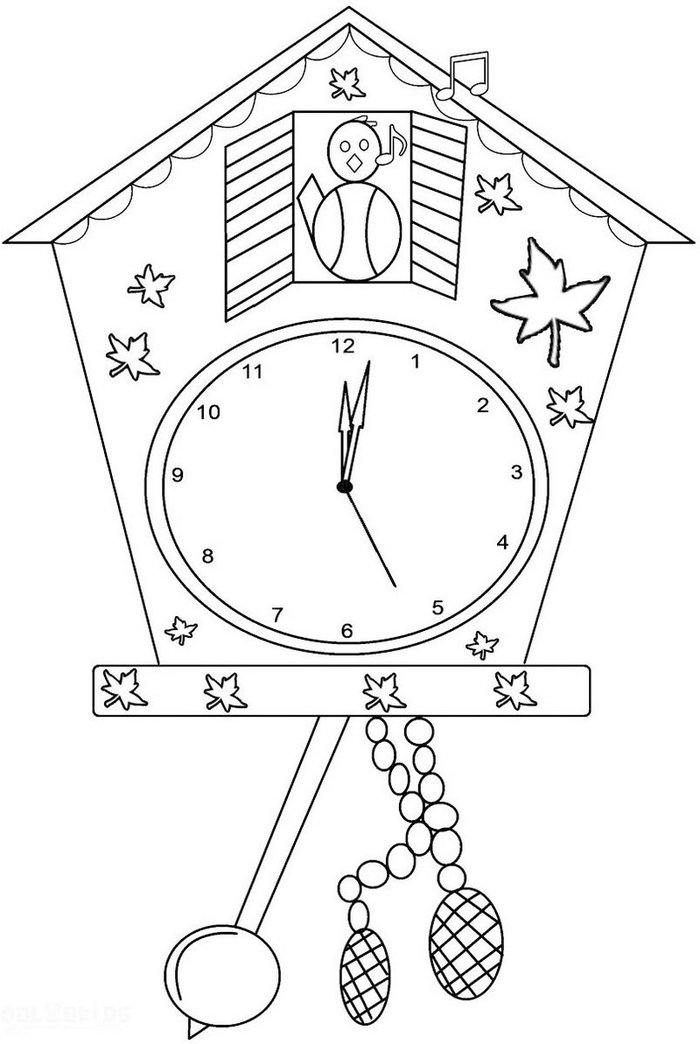 Best Alarm Clocks and Walk Clocks Coloring Page for Kids