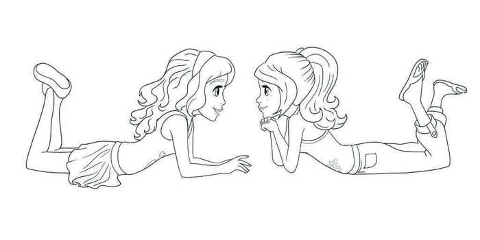 Best Friends Coloring Pages