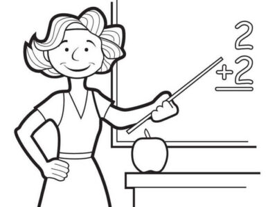 Best Teacher Coloring Pages