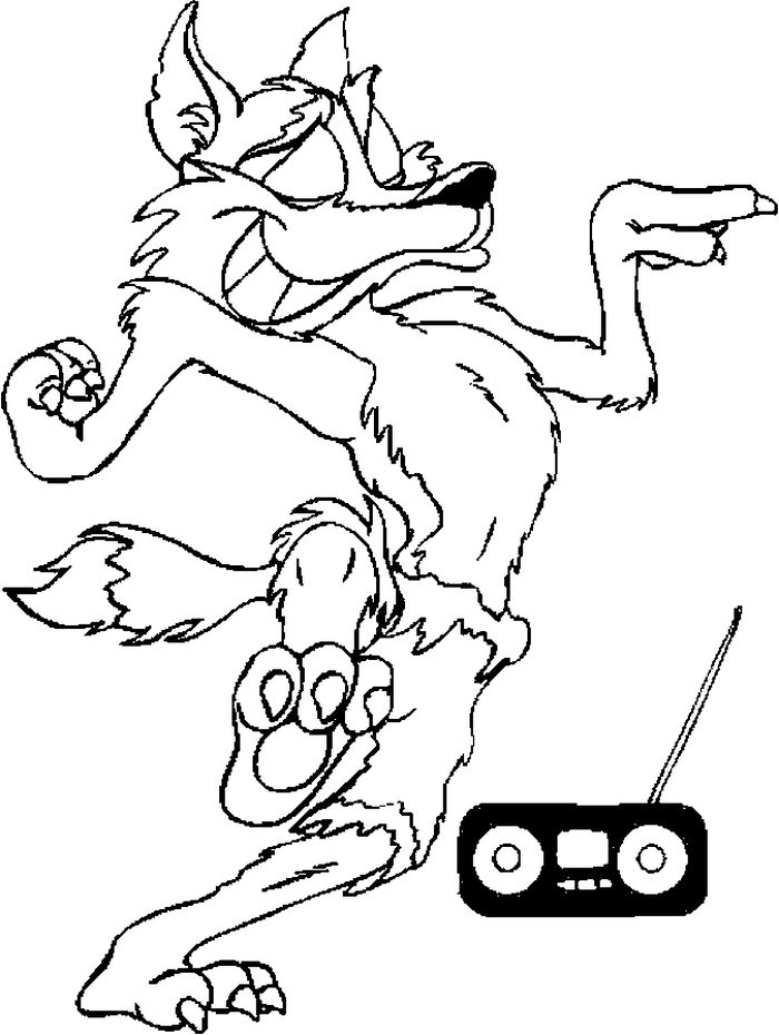 Best Werewolf Friend Coloring Pages