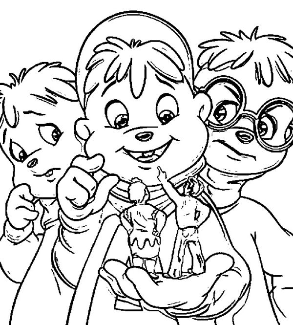 Best alvin and the chipmunks coloring pages