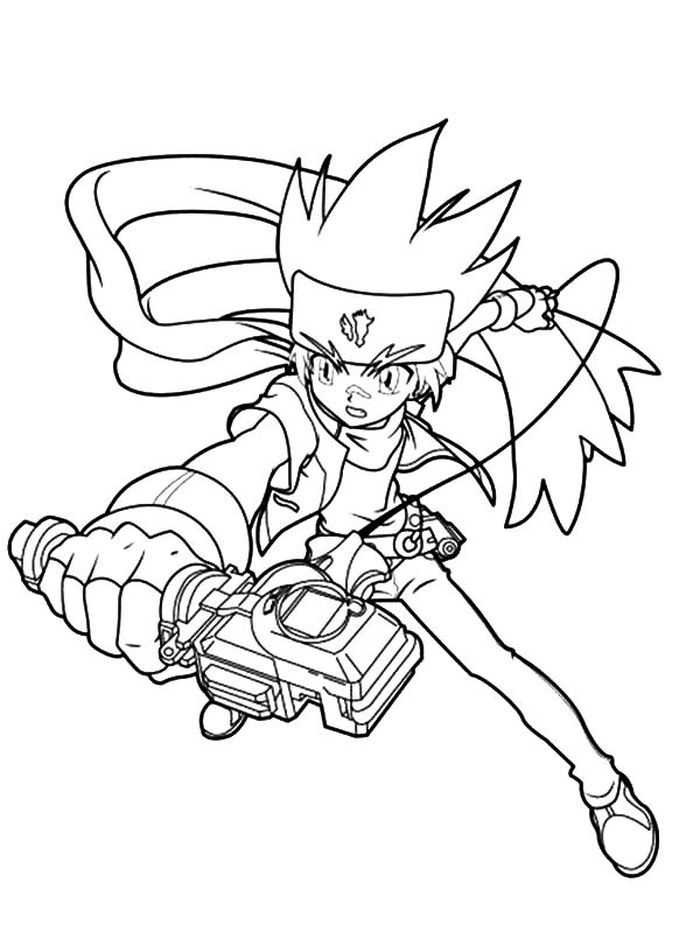 Beyblade Coloring Pages Metal Fusion
