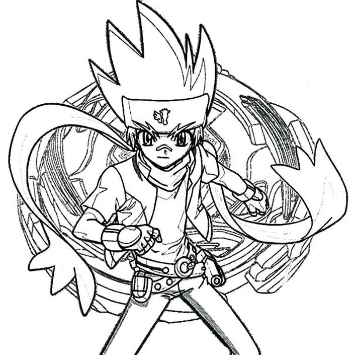 Beyblade Coloring Pages PDF - Coloringfolder.com