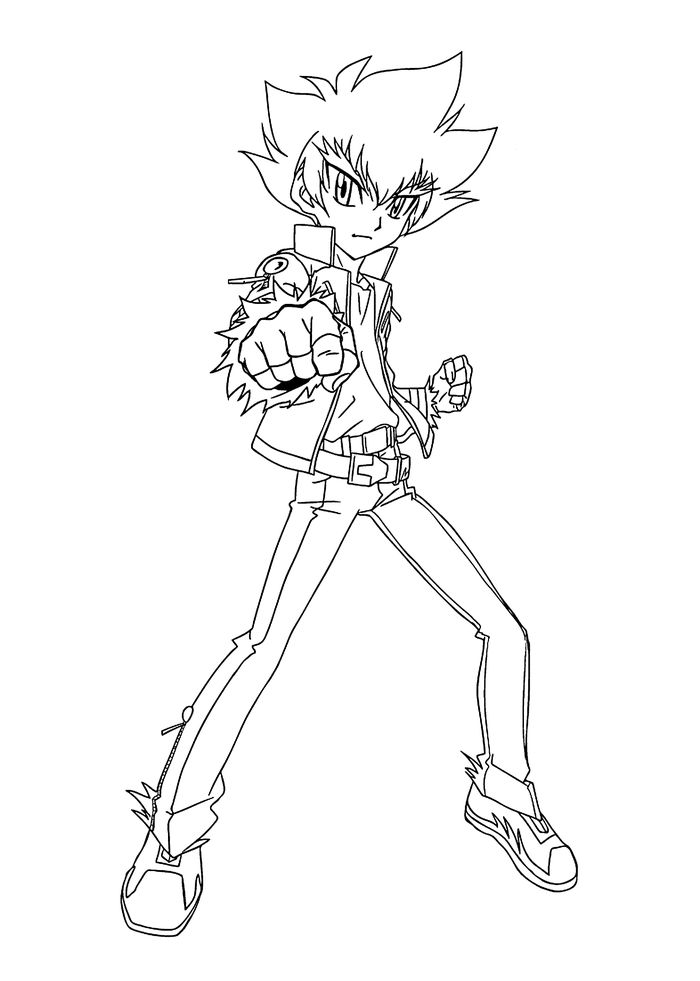 Beyblade Evolution Coloring Pages