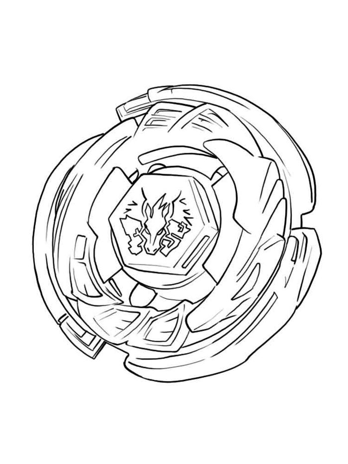 Beyblade Ginga Coloring Pages