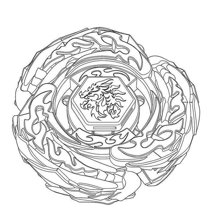 Beyblade Pegasus Coloring Pages