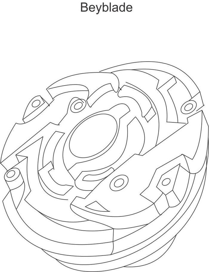 Beyblade Spryzen Coloring Pages