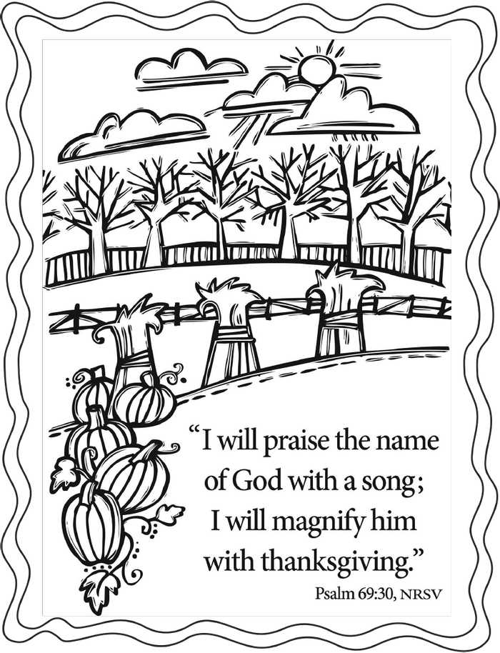 Bible Coloring Pages Psalms