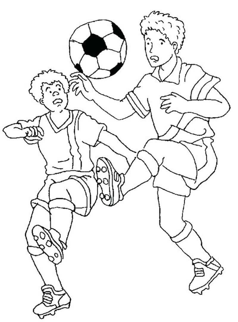 Soccer Coloring Pages PDF - Coloringfolder.com