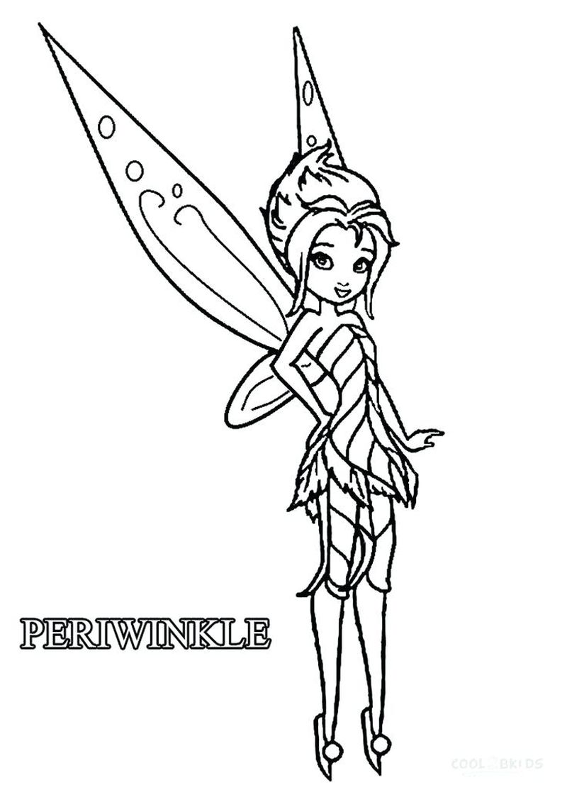 Big Tinkerbell Coloring Pages