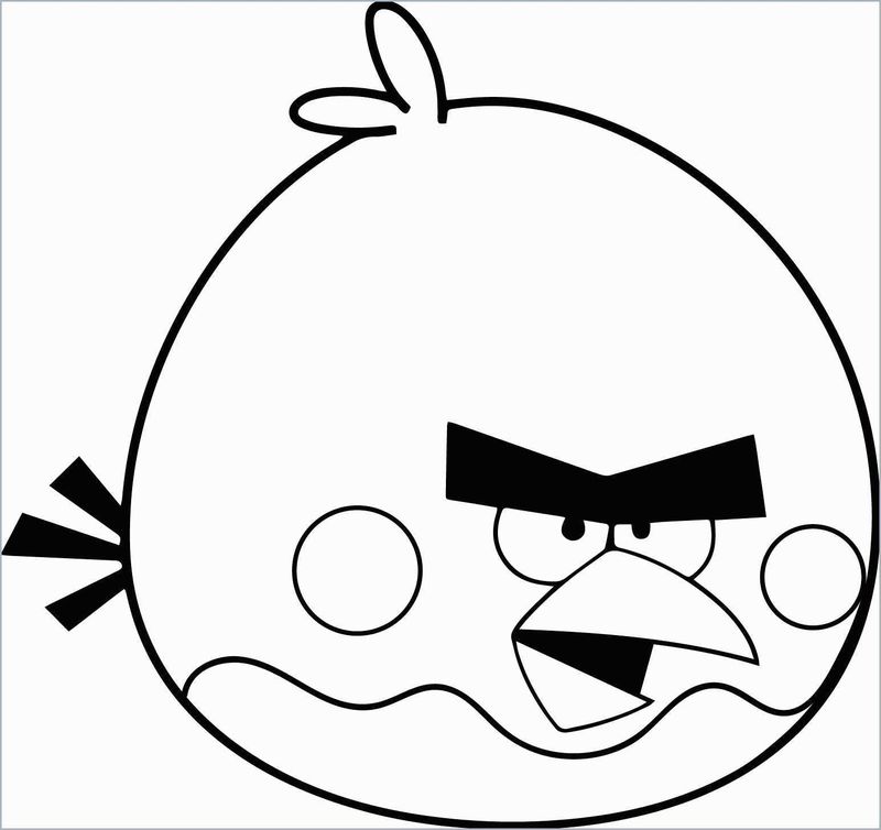 Angry Birds Coloring Pages PDF - Coloringfolder.com