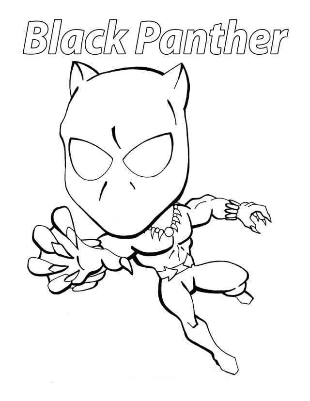 Black Panther Coloring Sheets
