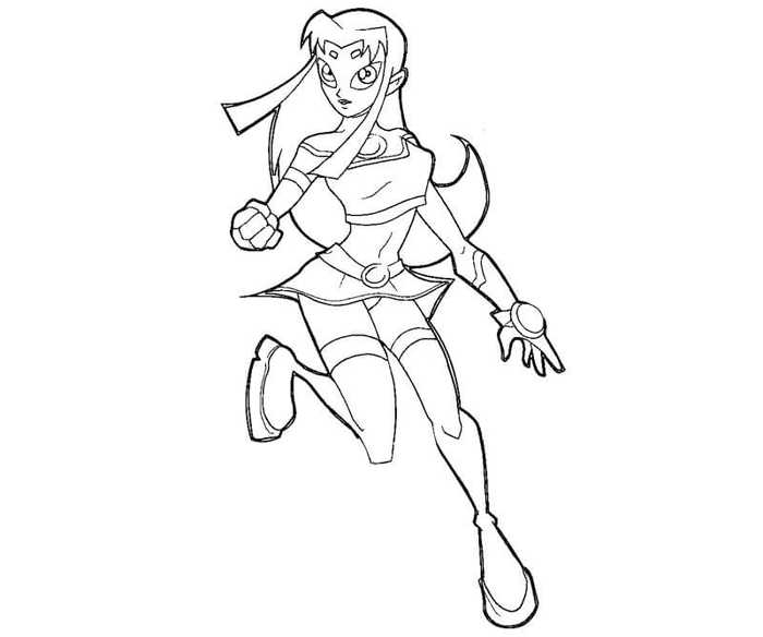 Blackfire From Teen Titans Coloring Pages