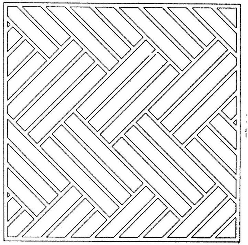 Blank Geometric Coloring Pages