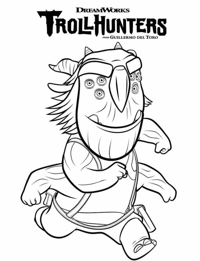 Blinkous Galadriga Trollhunters Coloring Page