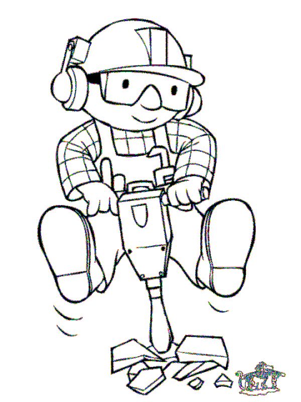 Bob The Builder Coloring Pages Free