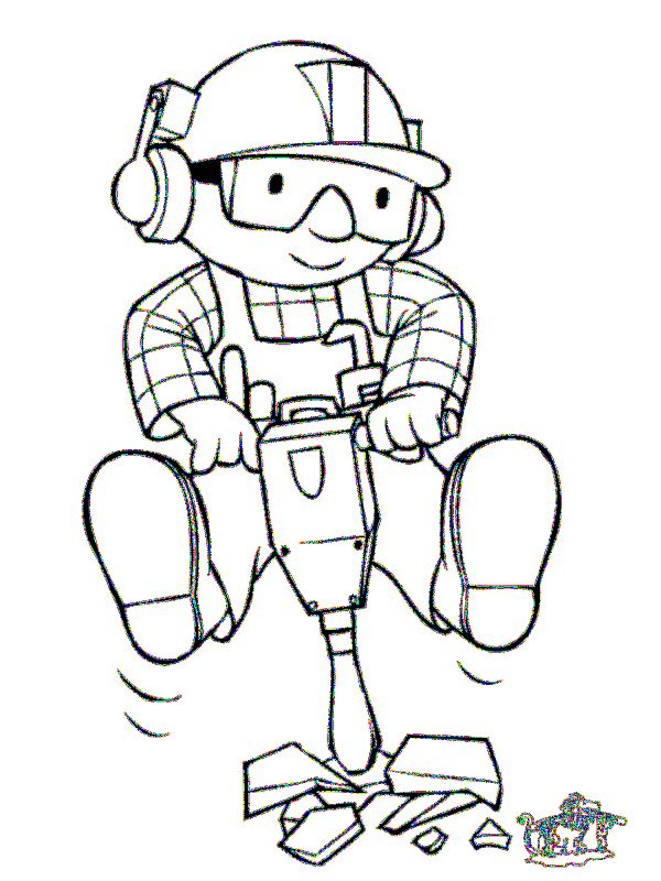 bob the builder coloring pages dizzy