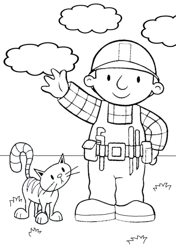 Bob The Builder Coloring Pages Photos