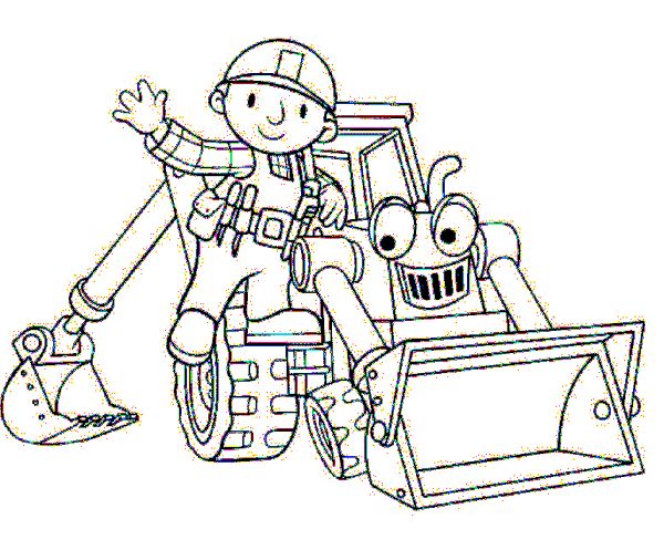 bob the builder coloring pages