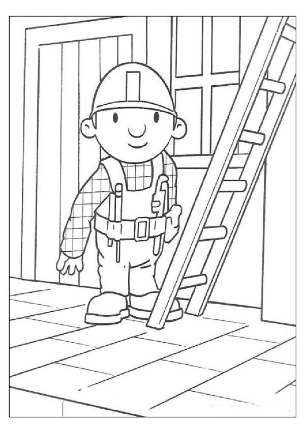 Bob the builder coloring sheets free coloring pages free