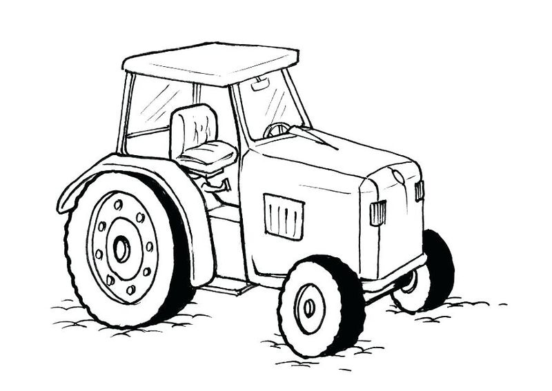 Bobcat Tractor Coloring Pages