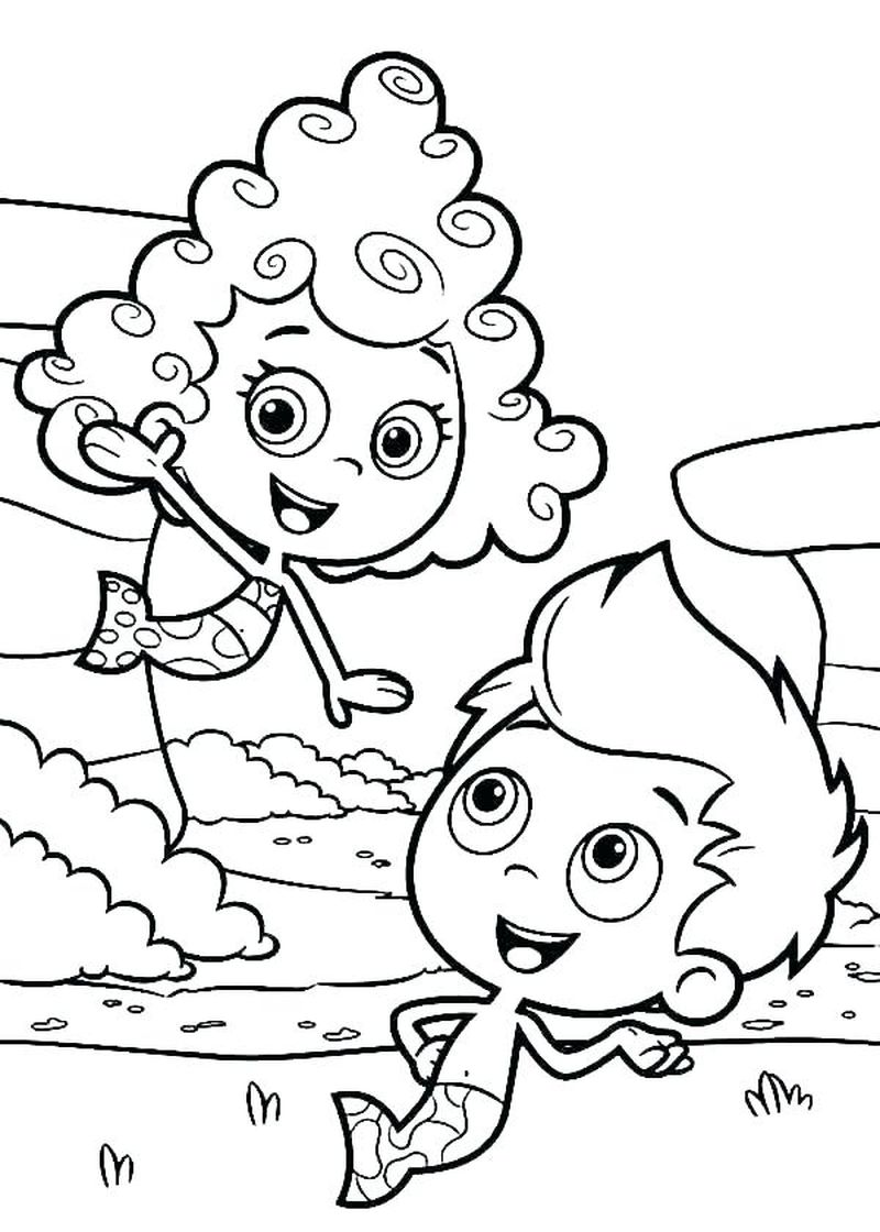 Bubble Guppies Coloring Pages Molly