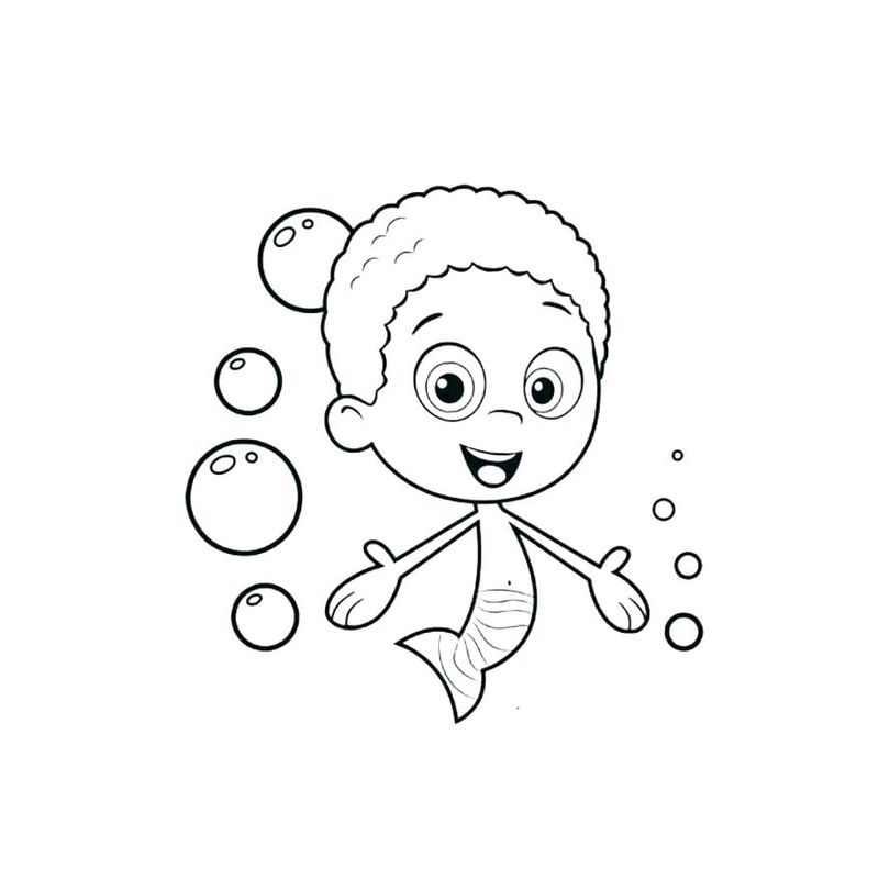 Bubble Guppies Coloring Pages Momjunction