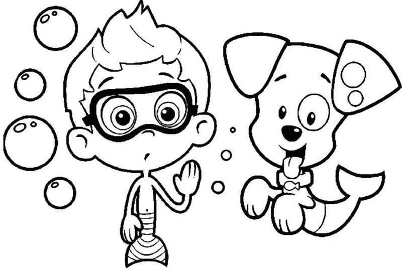 Bubble Guppies Coloring Pages Printable