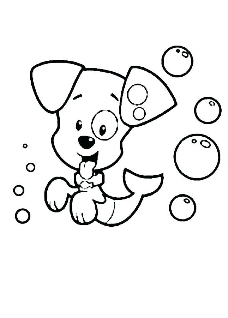 Bubble Guppies Easter Coloring Pages
