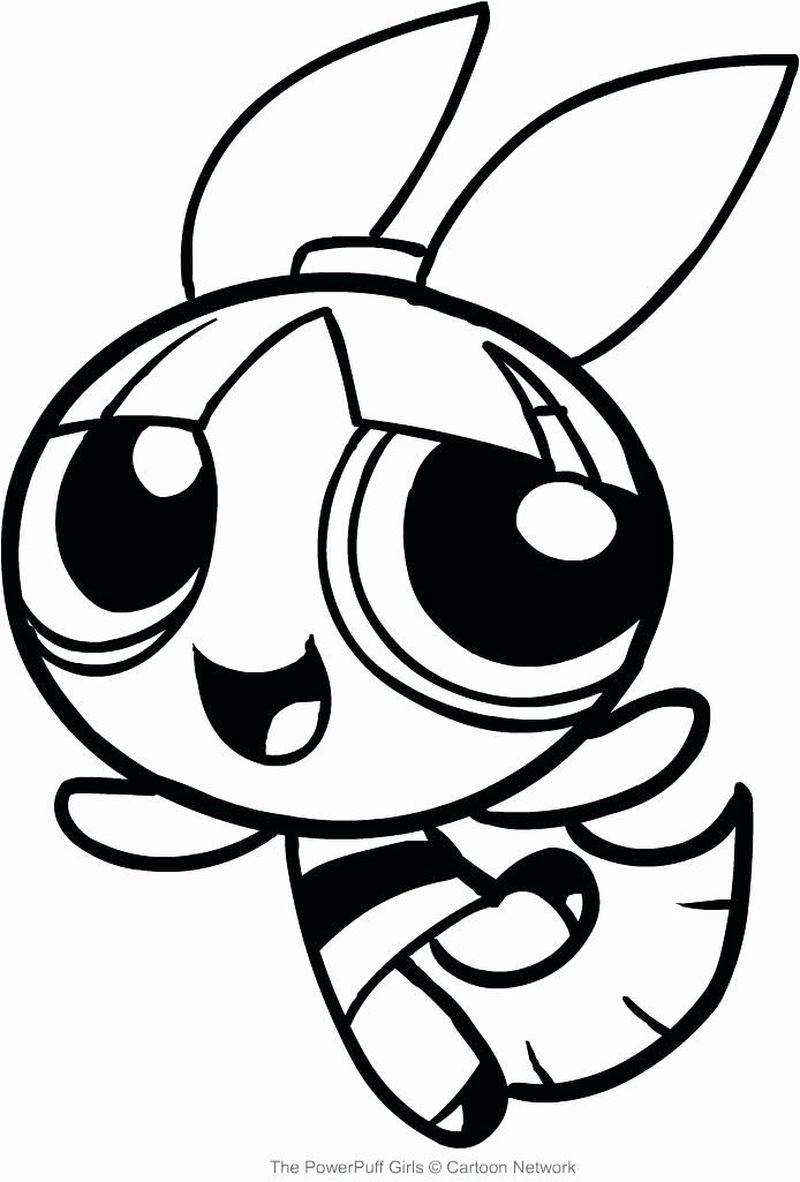 powerpuff girls blossom coloring pages