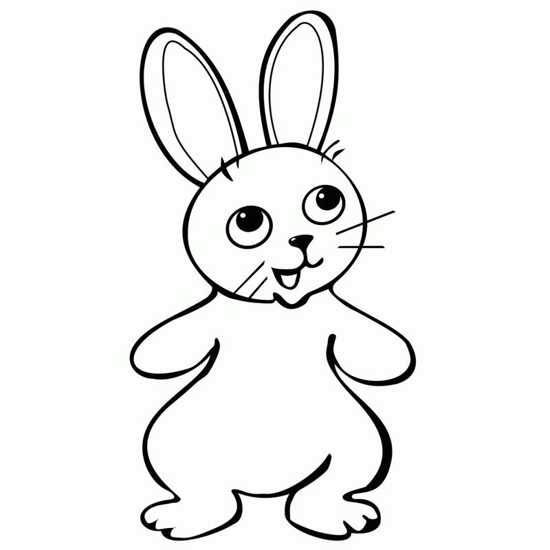 Bunny Coloring Pages Printables