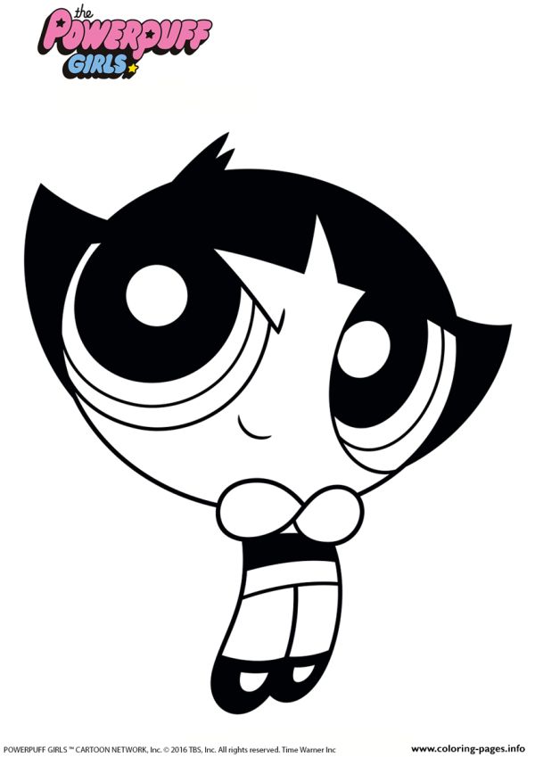 Buttercup From Ppg Powerpuff Girls Coloring Pages Printable