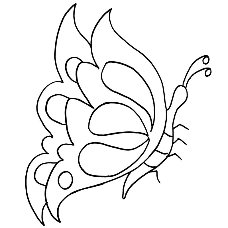 Butterfly Coloring Page