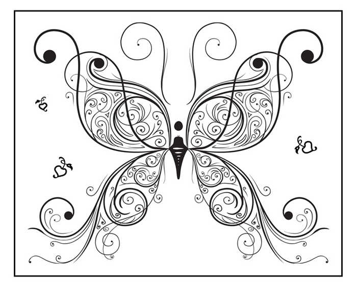 Butterfly Coloring Pages 1