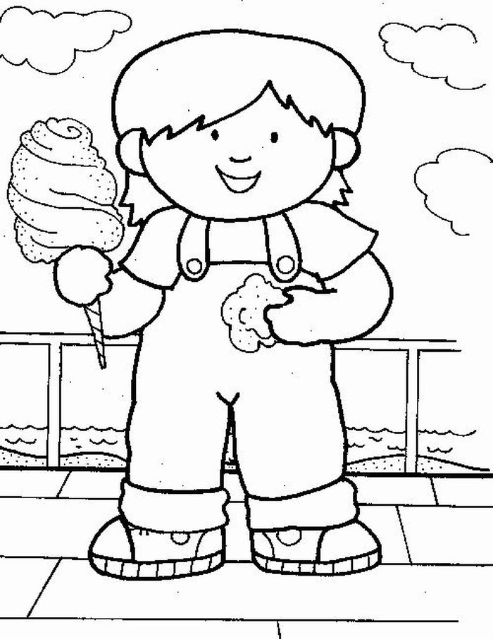 Candy Girl Coloring Pages