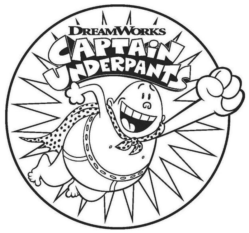 Captain Underpants Coloring Pages Pdf