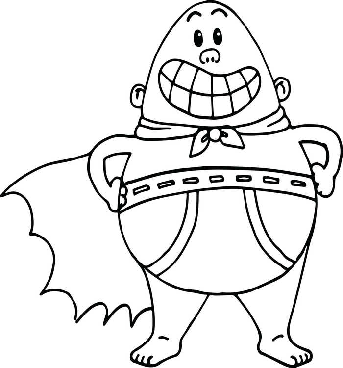 Captain Underpants Coloring