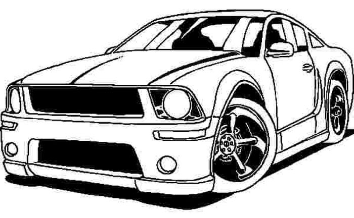 Car Coloring Pages For Adults